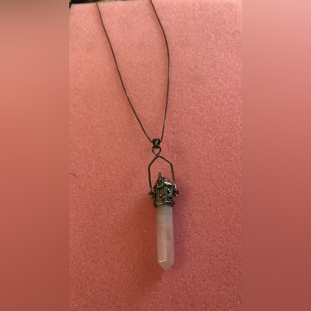 Very unique Pink Stoned Necklace